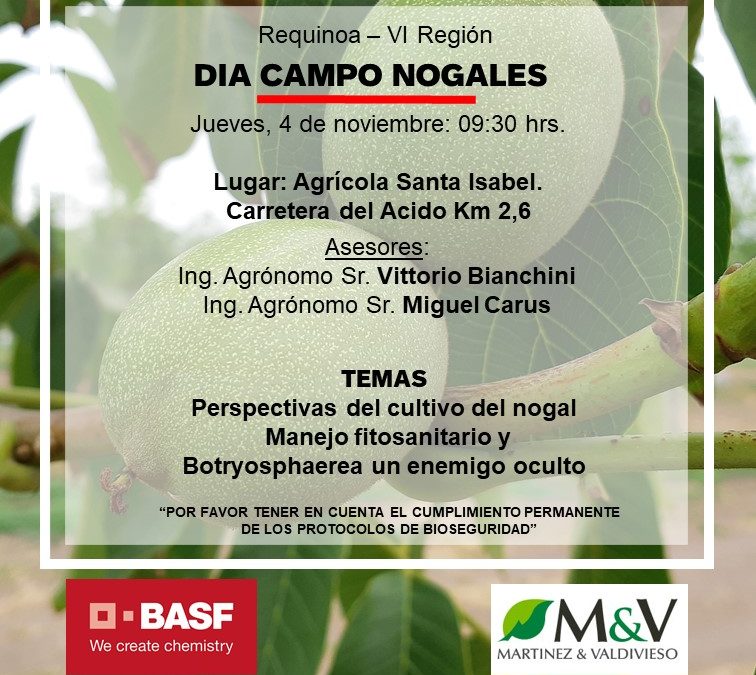 Basf invita a Días de Campo. 4 de noviembre Agrícola Santa Isabel, Carretera del Acido Km 2,6.